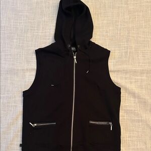 Ralph Lauren Black Hooded Vest